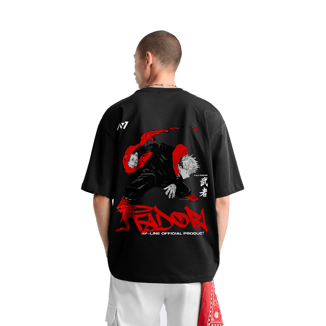 T-shirt Streetwear Black Flash