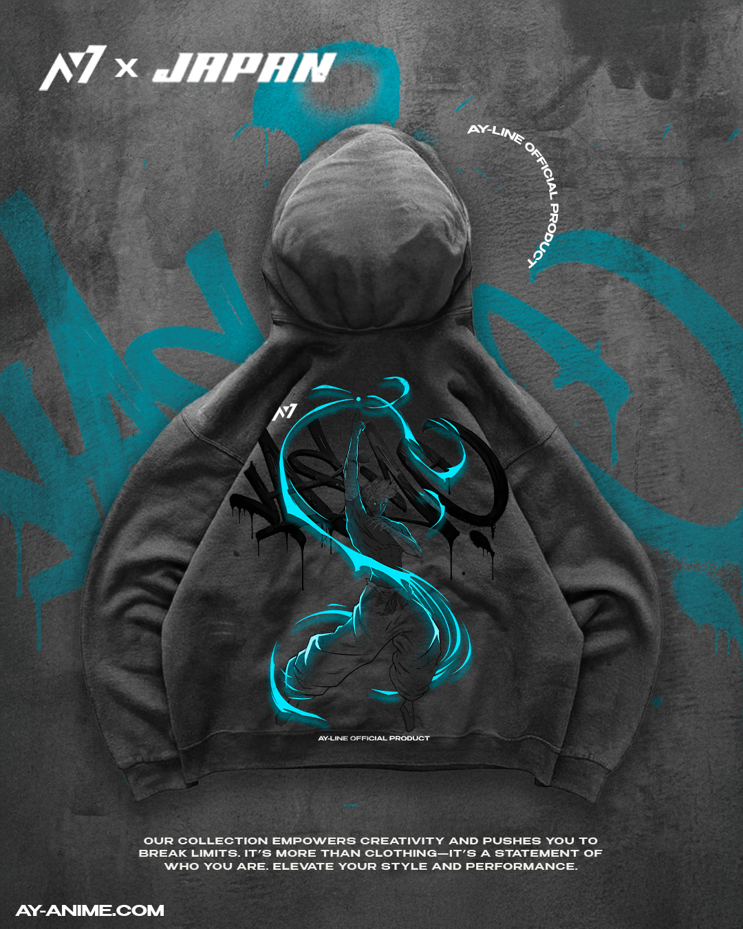 Hoodie Streetwear The Honored One 4.0