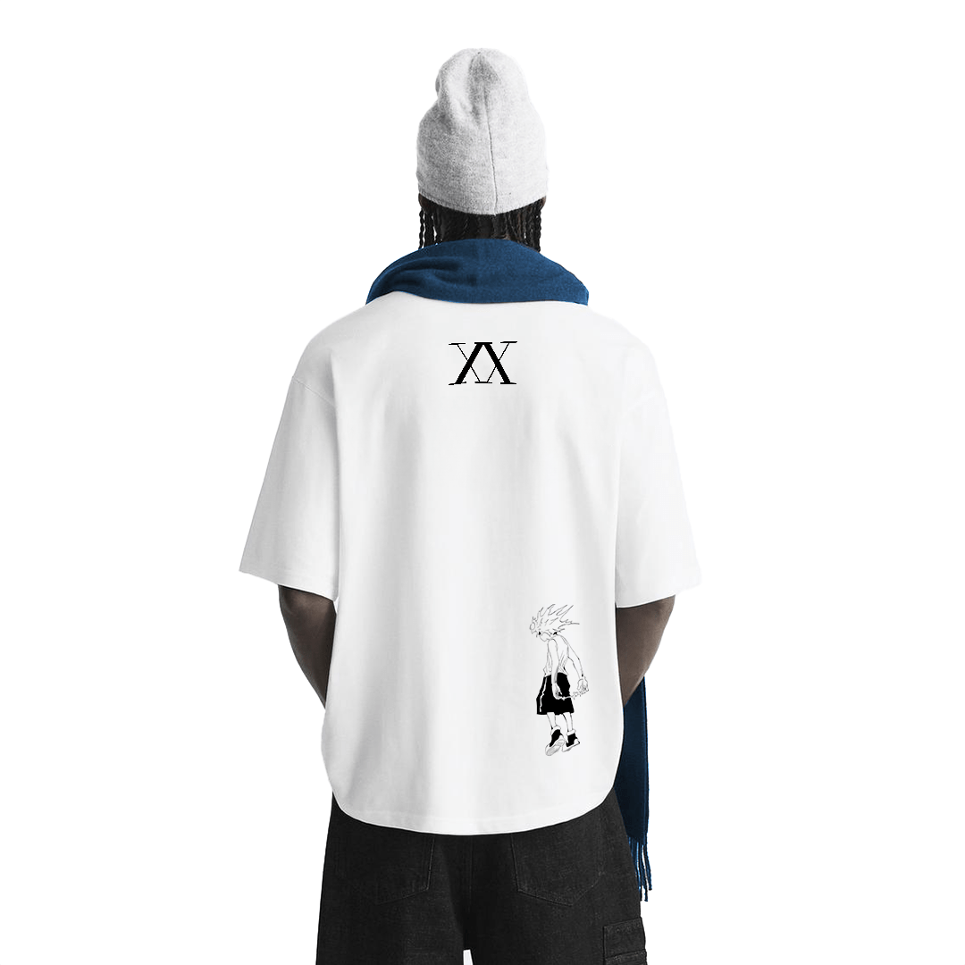 T-shirt Streetwear Silent Assassin Blanc Heavy Weight