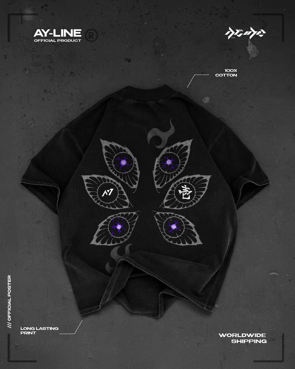 T-shirt Streetwear Six Eyes