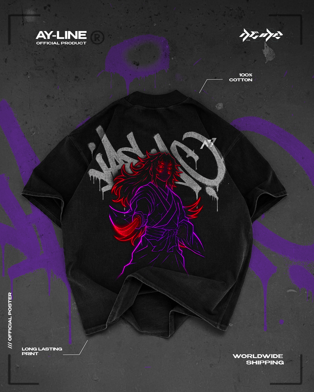T-shirt Streetwear Dark Crescent