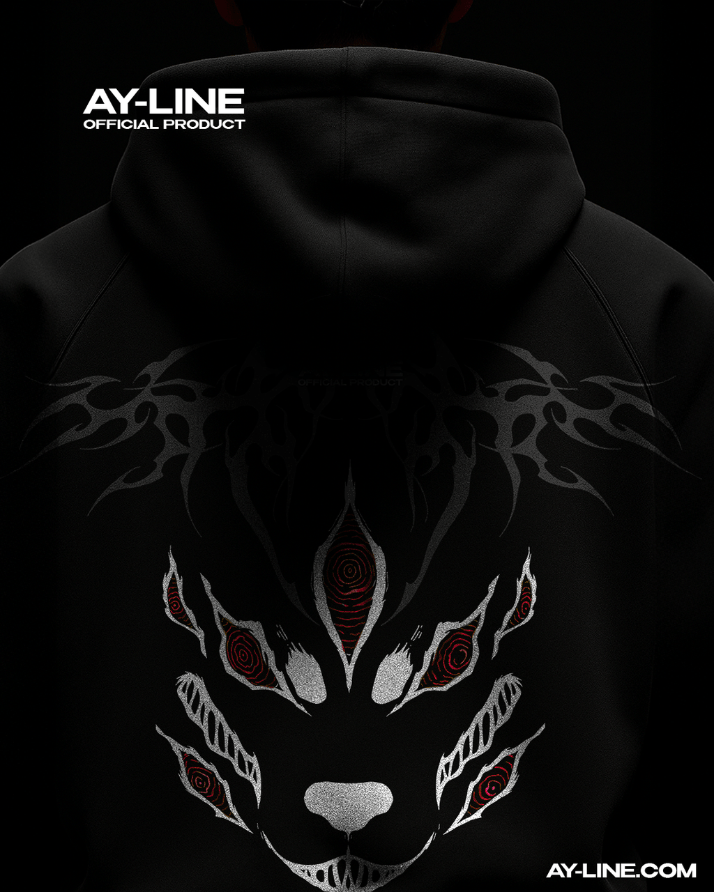 Hoodie Streetwear Red Eyes