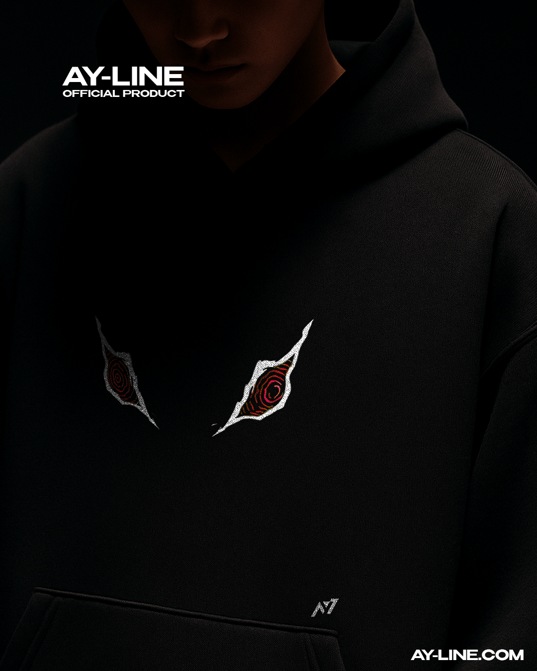 Hoodie Streetwear Red Eyes