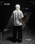T-shirt Streetwear The Broken Form Gris&Blanc