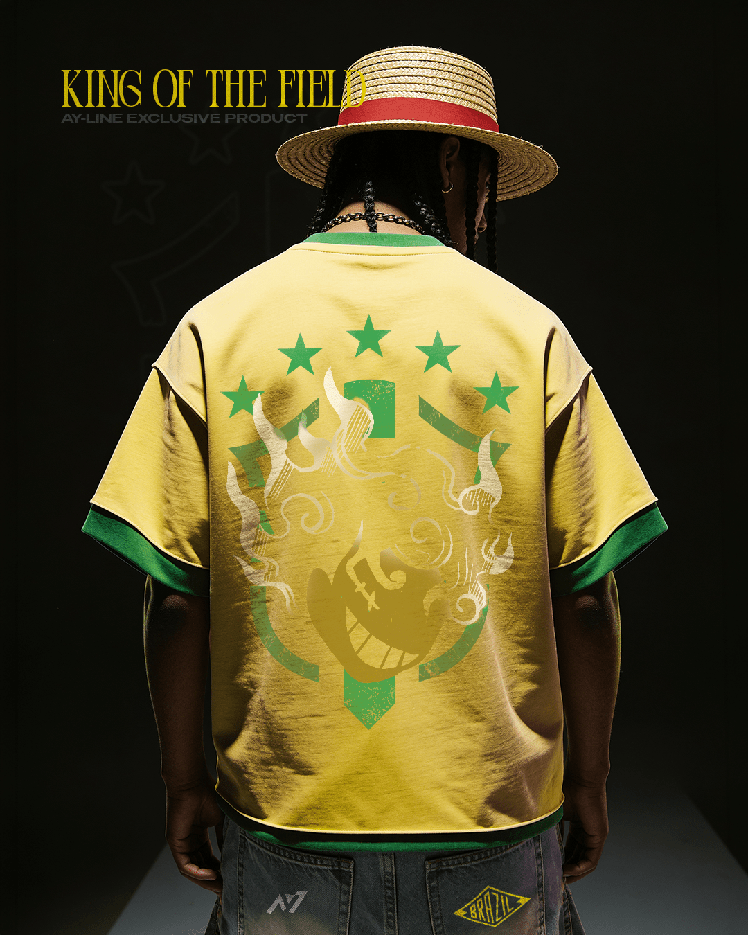 T-shirt Brazil King of the Field