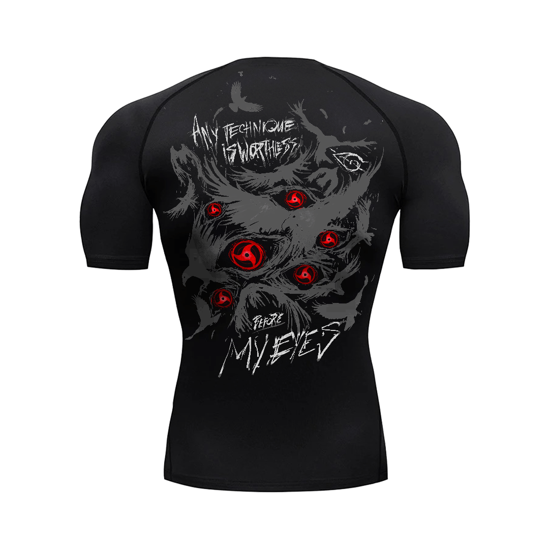 T-shirt de compression Dark Raven 2.0 Noir