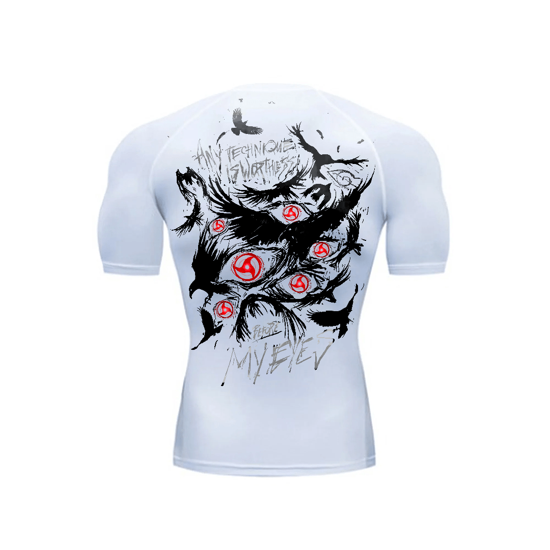 T-shirt de compression Dark Raven 2.0 Blanc