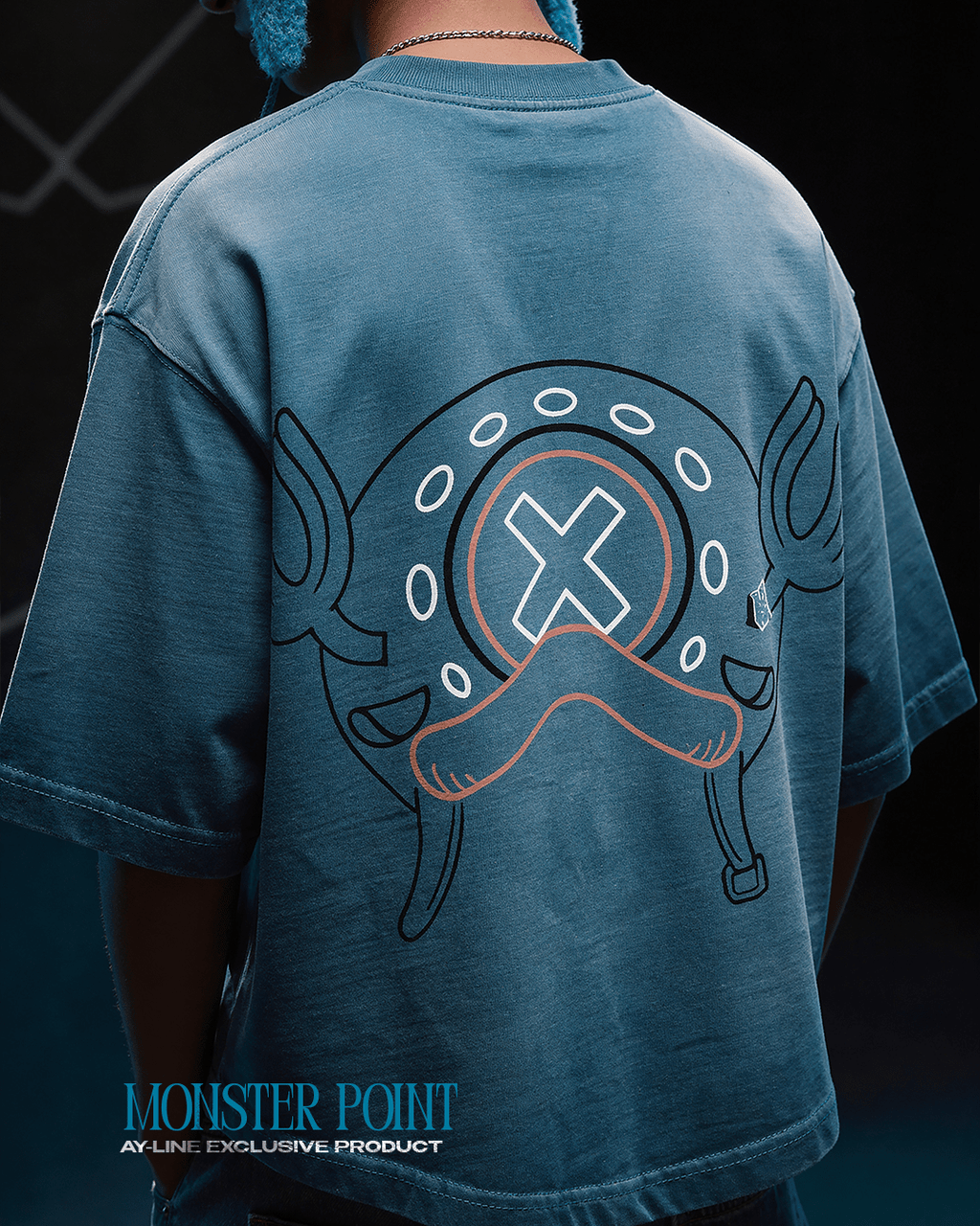 T-shirt Streetwear Monster Point