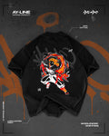 T-shirt Streetwear Flame Pillar