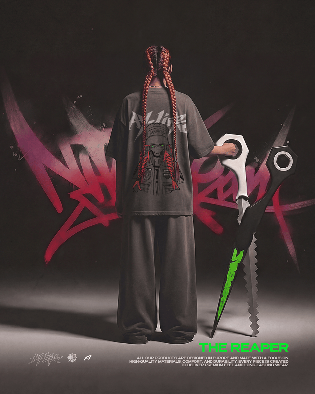 T-shirt Streetwear The Reaper