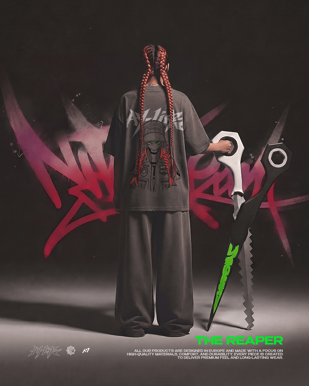 T-shirt Streetwear The Reaper