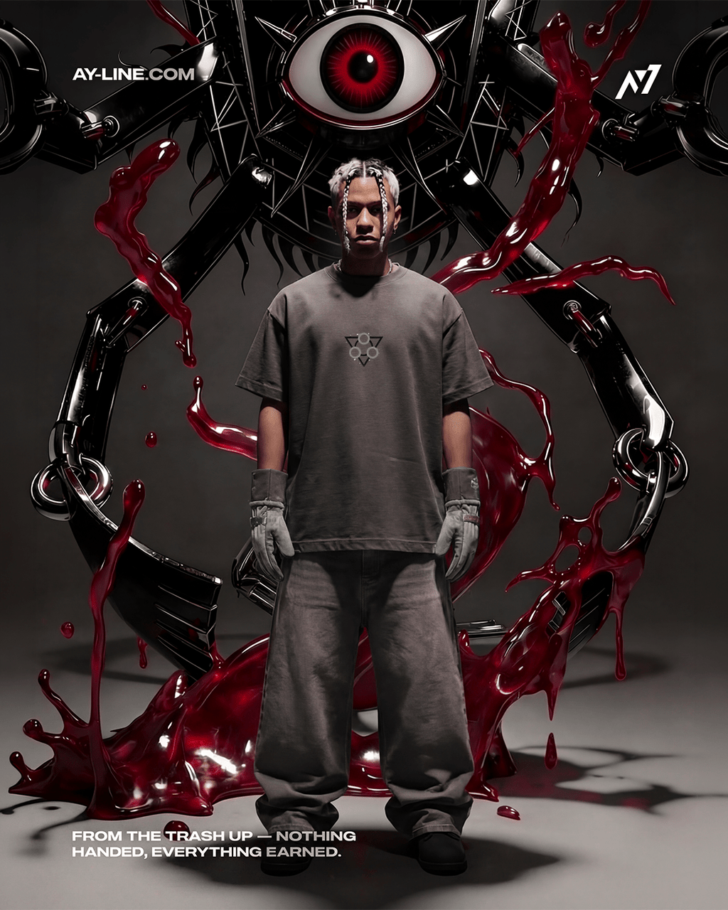 T-shirt Streetwear Scrap God