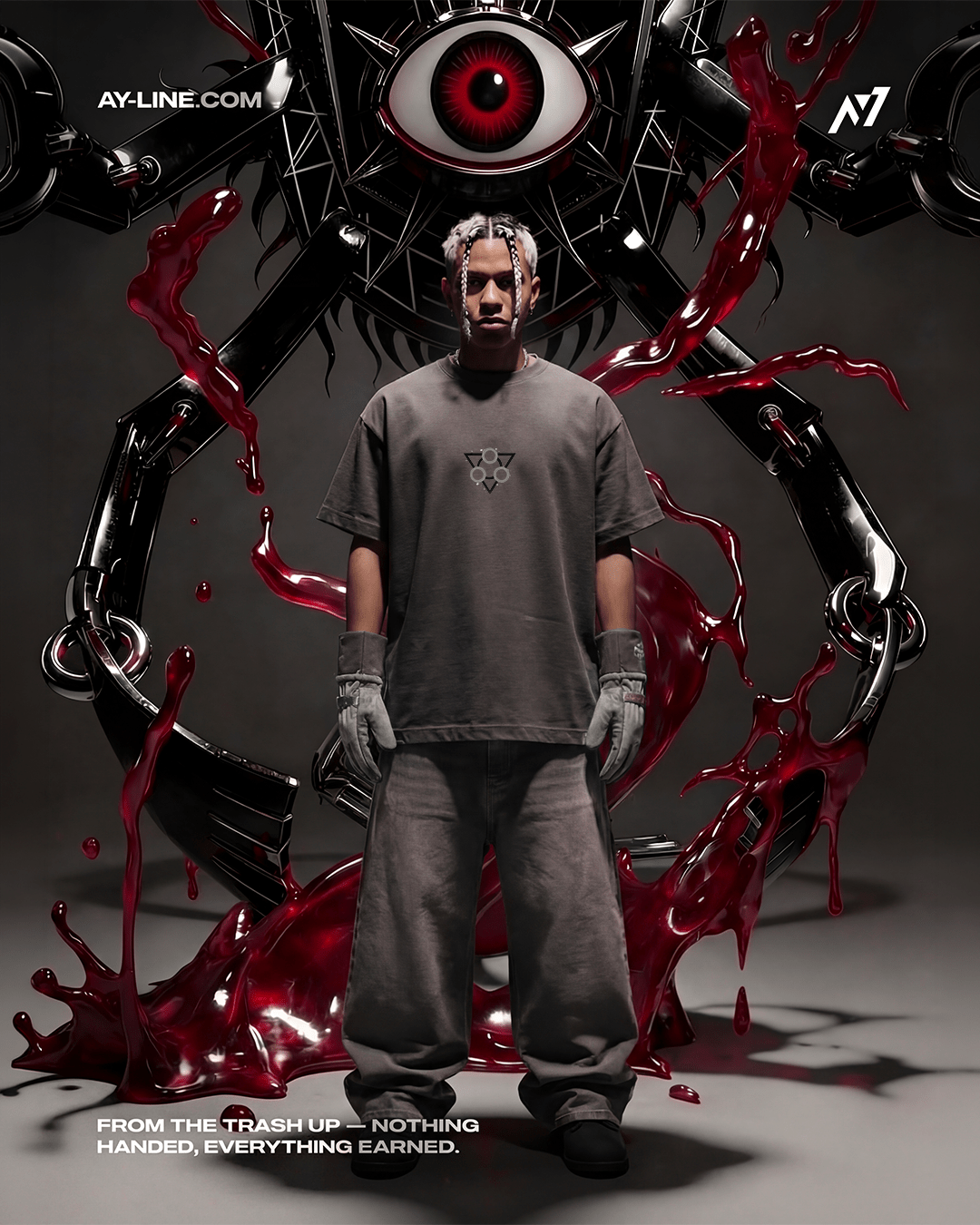 T-shirt Streetwear Scrap God