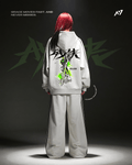 Hoodie Rayé Neon Remorse