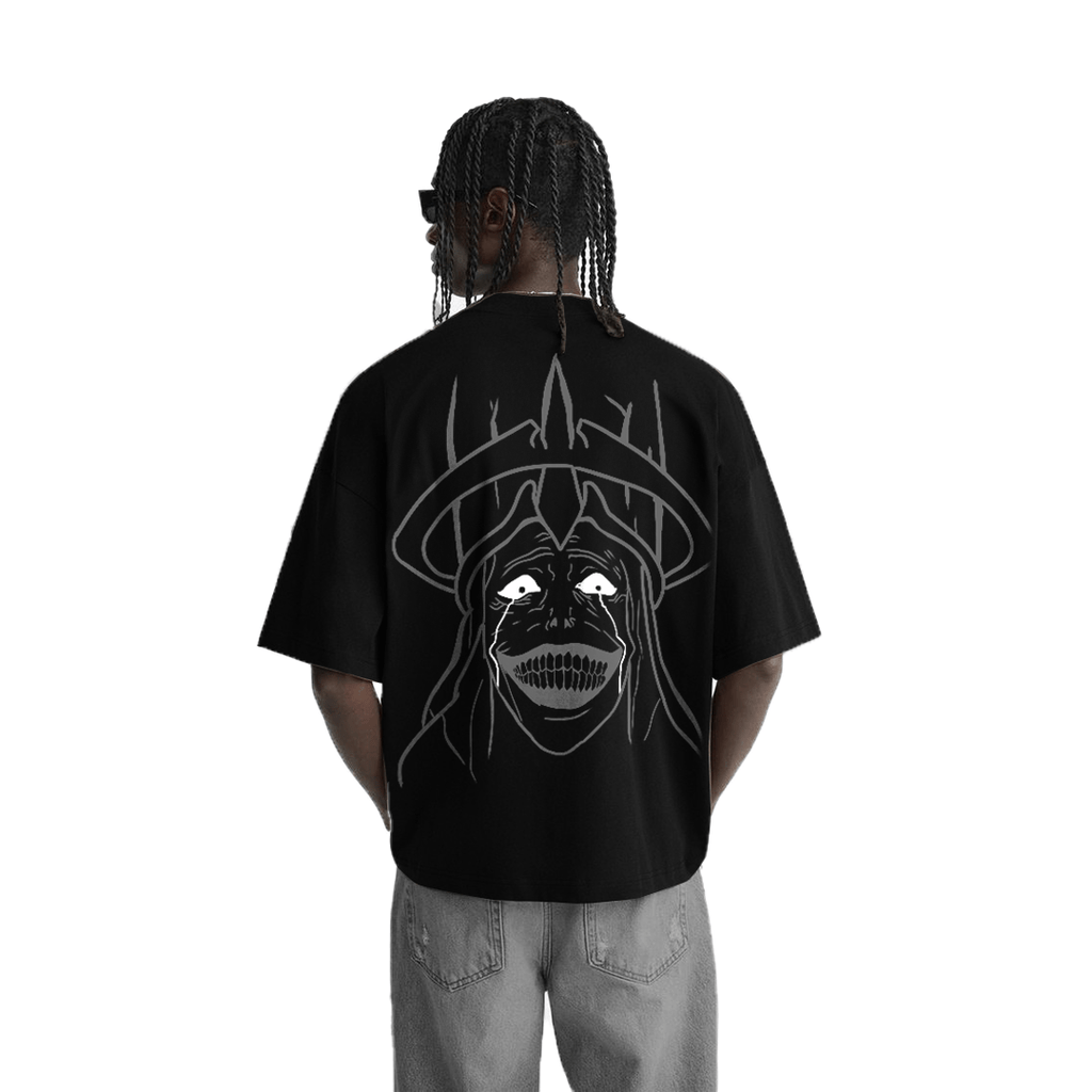 T-shirt Streetwear God Statue Noir