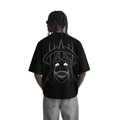 T-shirt Streetwear God Statue Noir