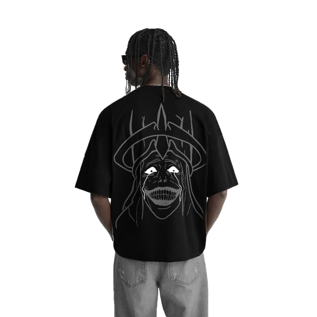 T-shirt Streetwear God Statue Noir