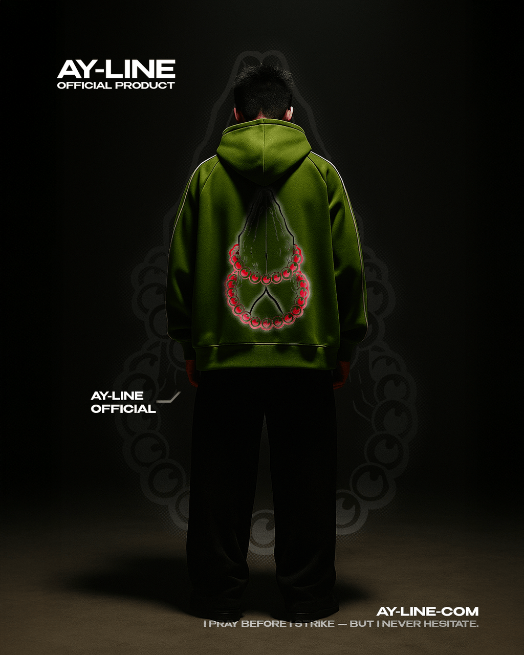 Hoodie Streetwear Rayé Stone Hashira
