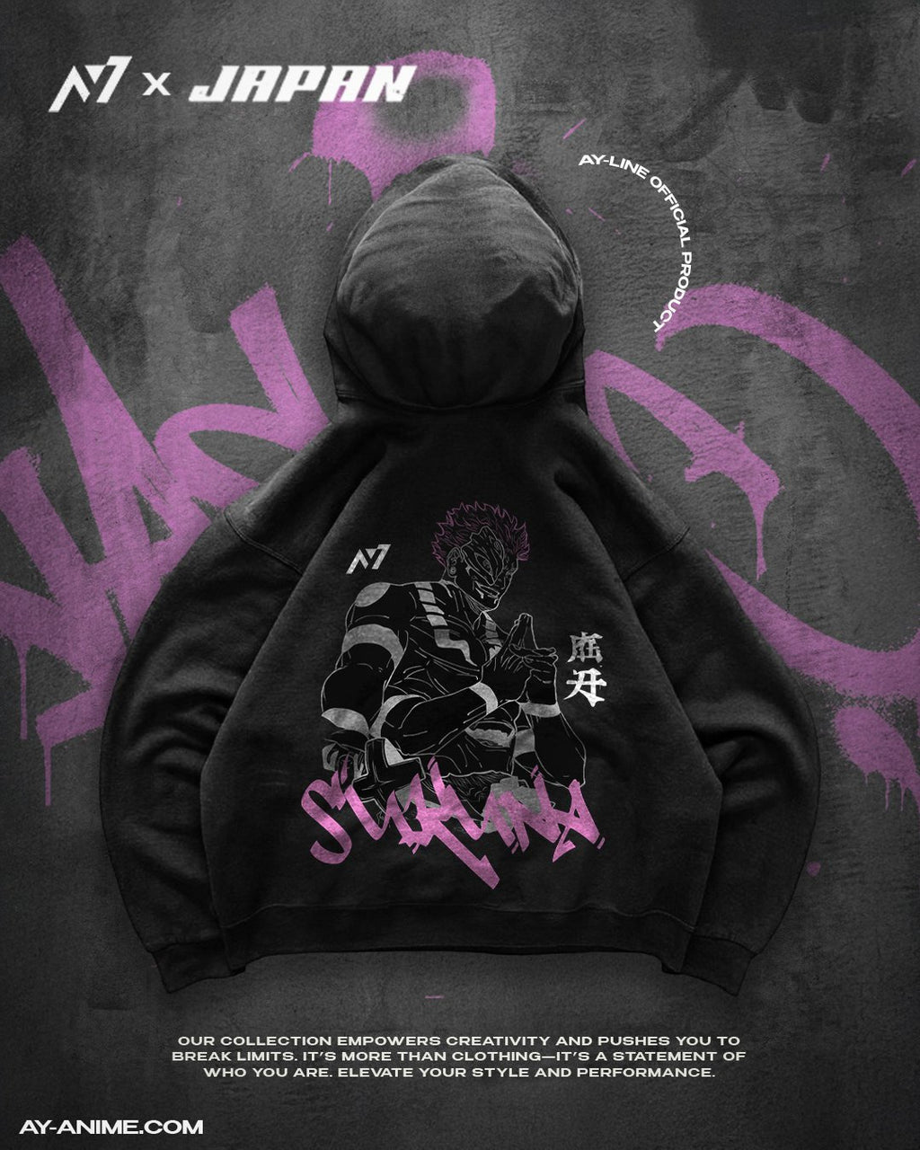 Hoodie Streetwear The Disgraced One Noir