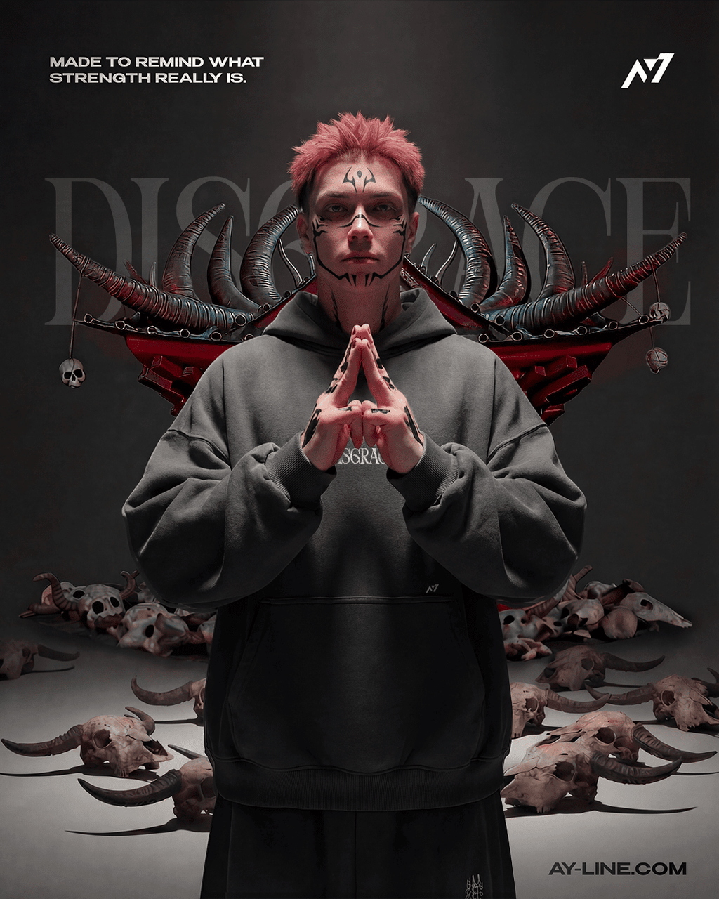 Hoodie Streetwear DISGRACE