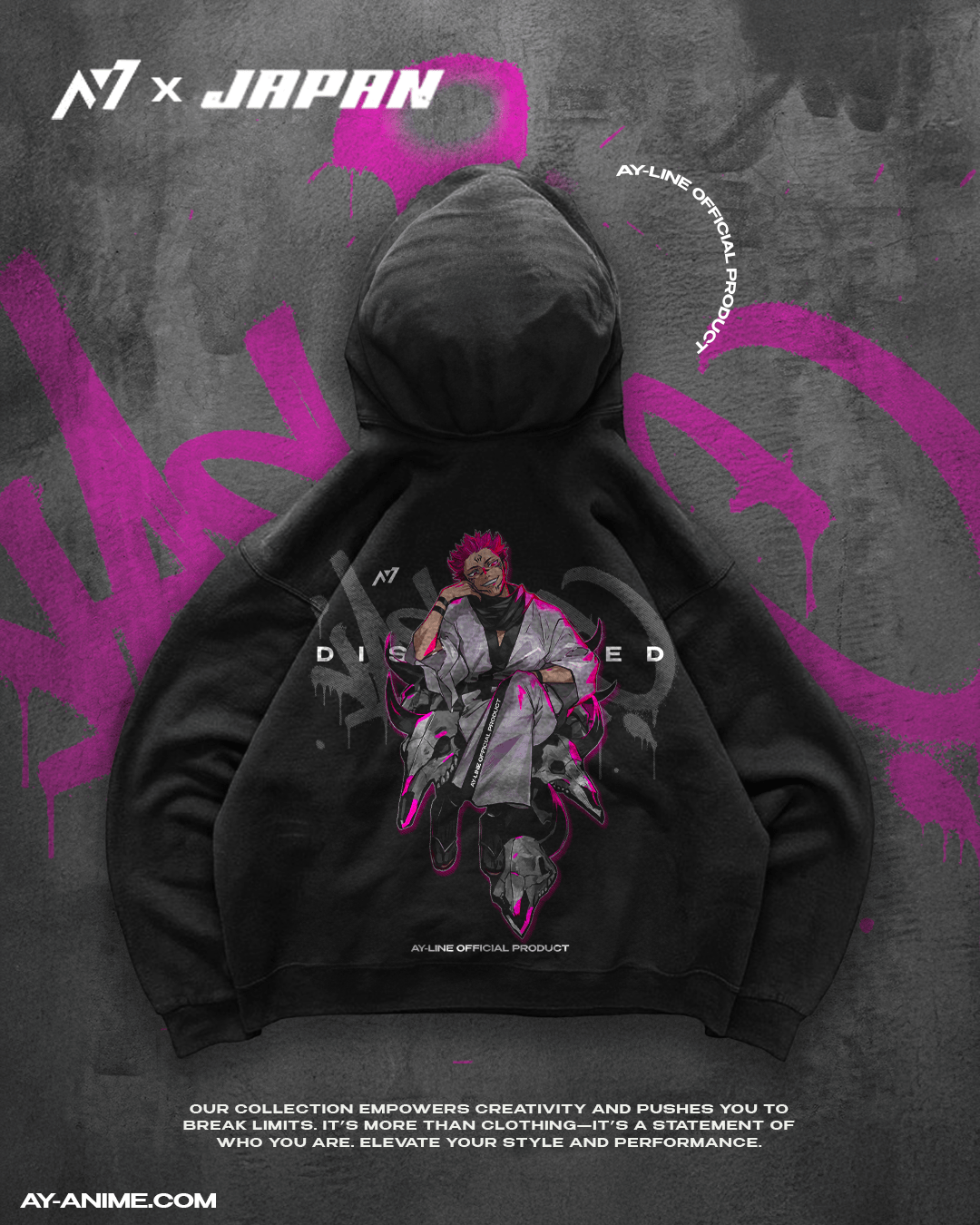 Hoodie Streetwear DISGRACE. 2.0