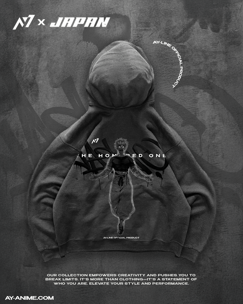 Hoodie Streetwear The Honored One 3.0
