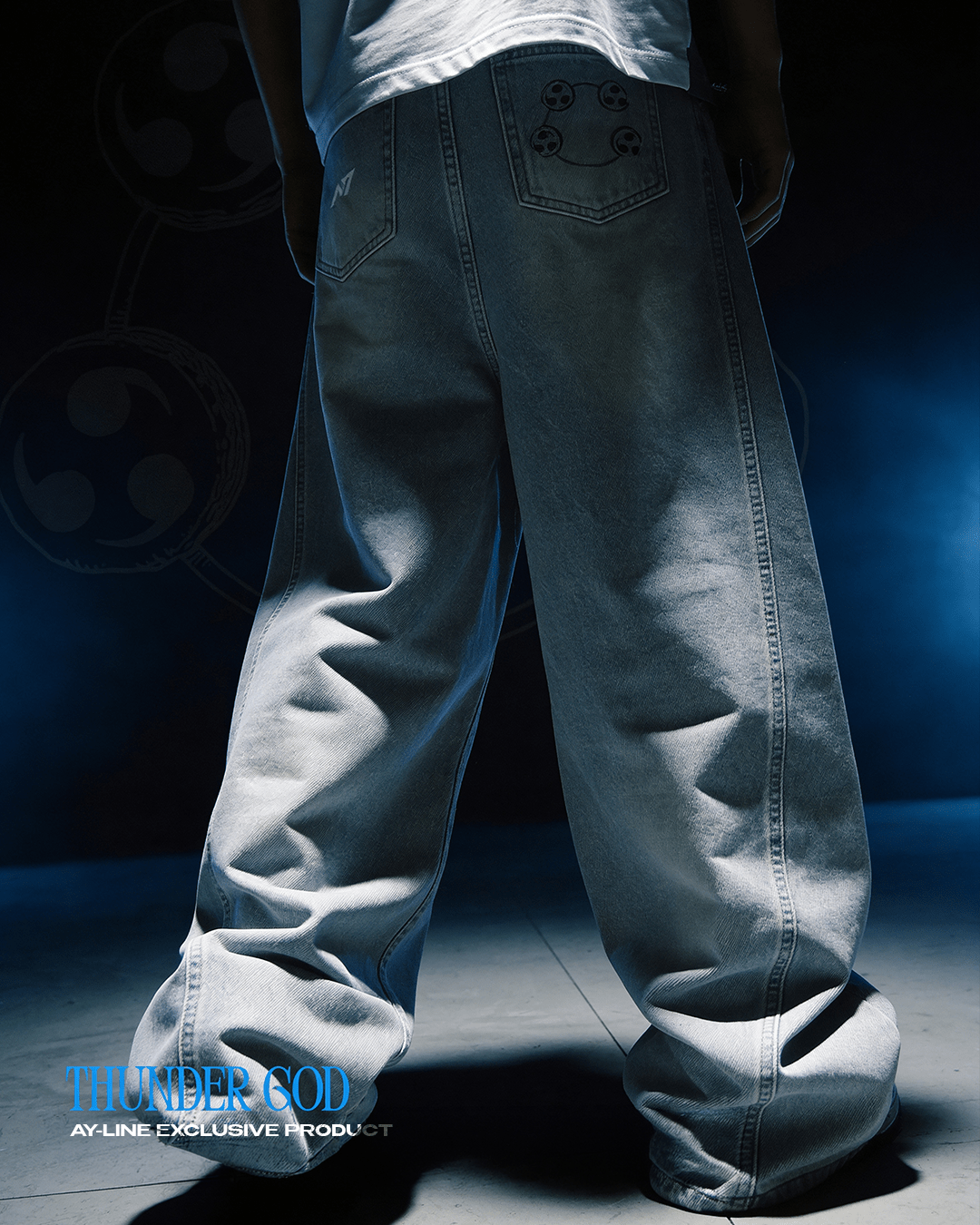 Jeans Barrel Leg Thunder God