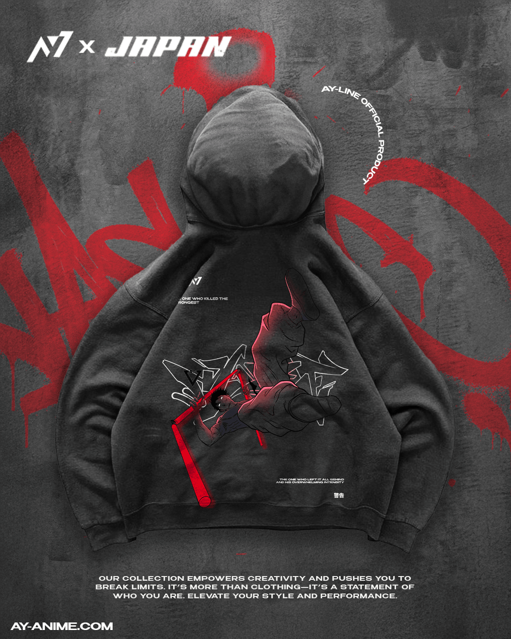 Hoodie Premium The Sorcerer Killer Graffiti