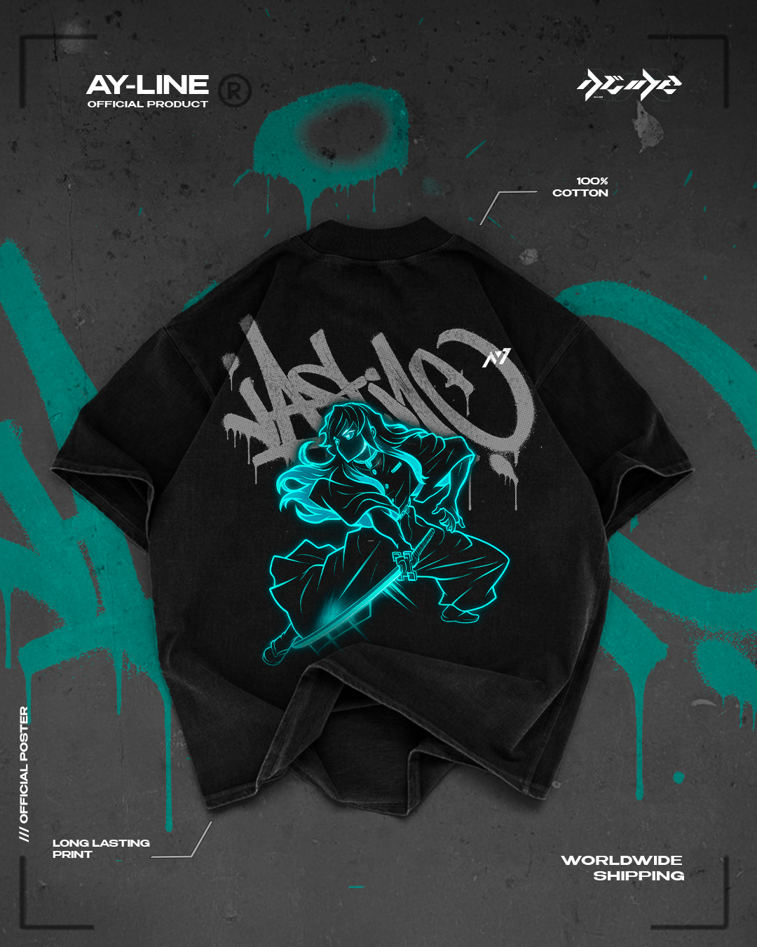 T-shirt Streetwear Lost in Mist