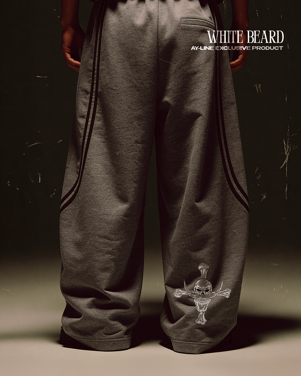 Pantalon Streetwear White Beard