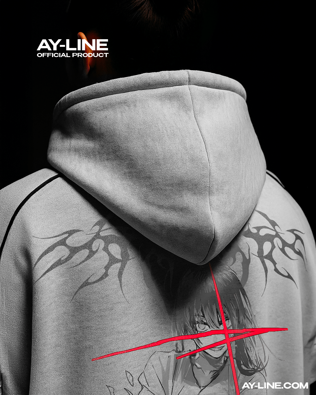 Hoodie Rayé Crossfire