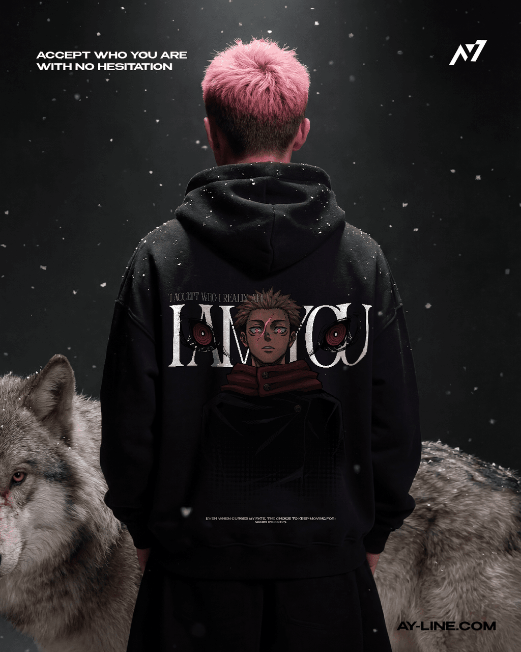 Hoodie Streetwear I AM YOU