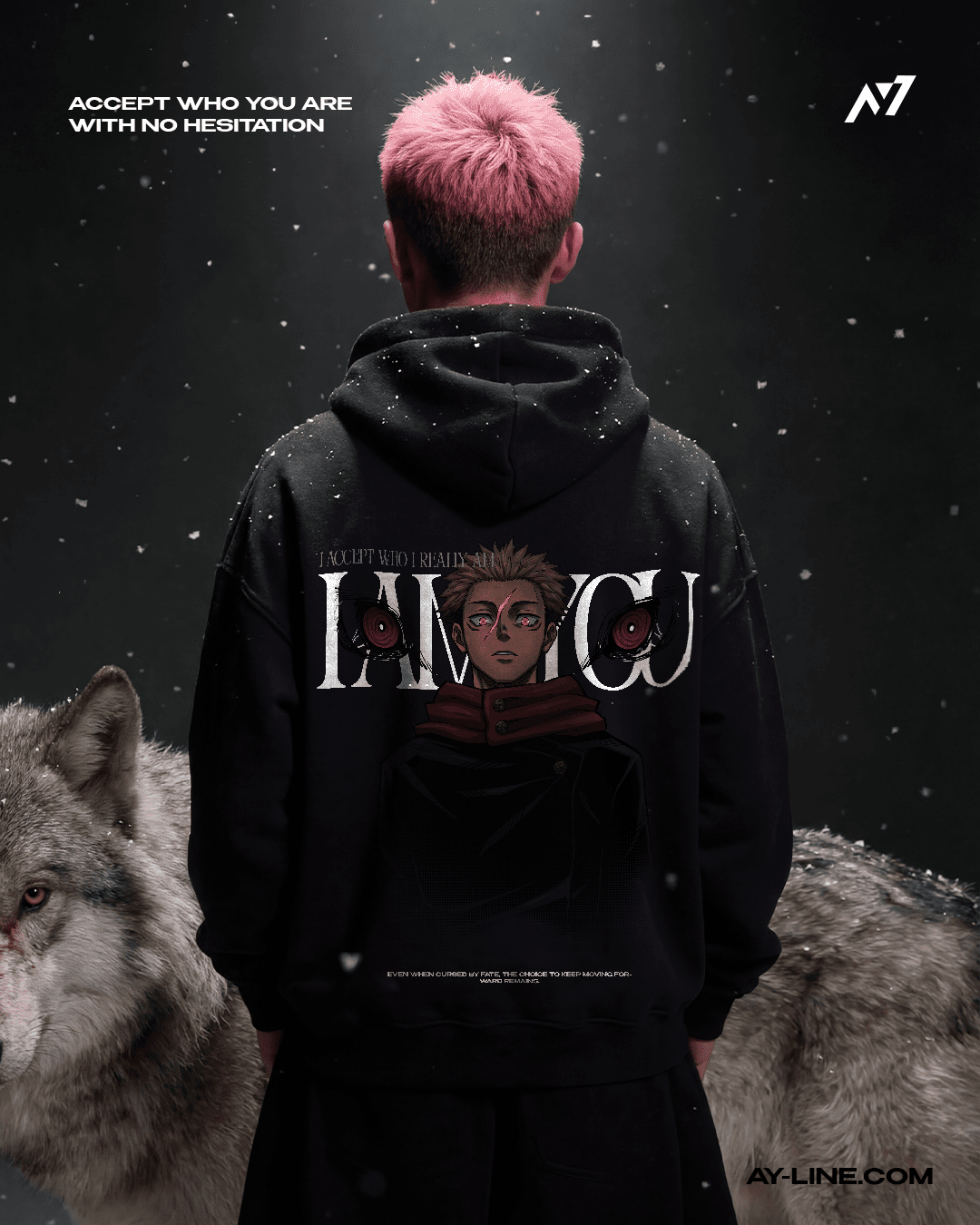 Hoodie Streetwear I AM YOU