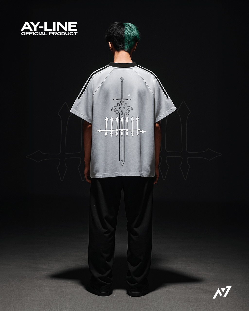 T-shirt Streetwear Crewneck Chosen One Blanc