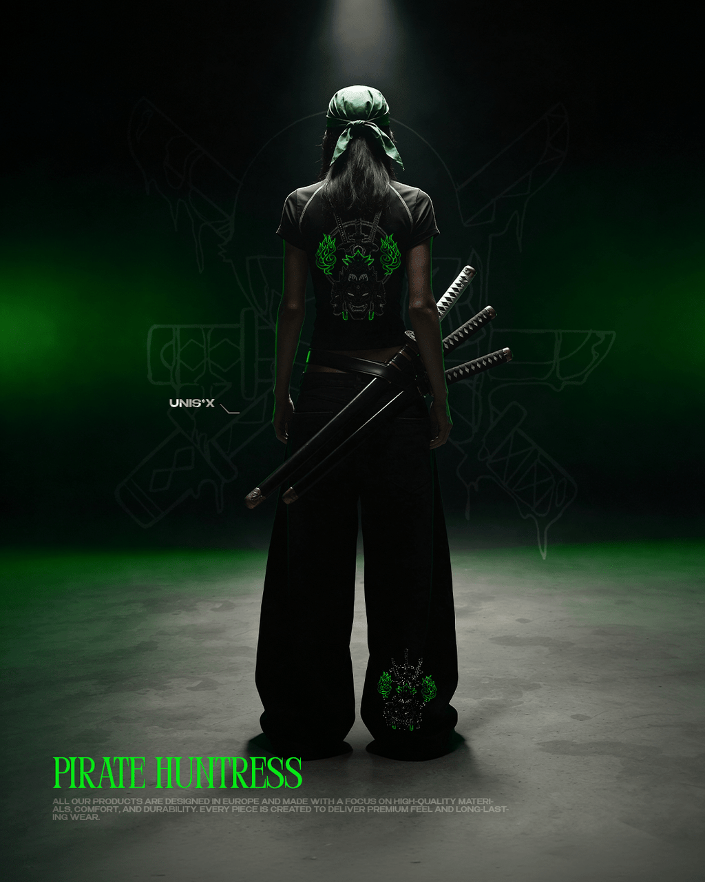 T-shirt de compression Pirate Huntress