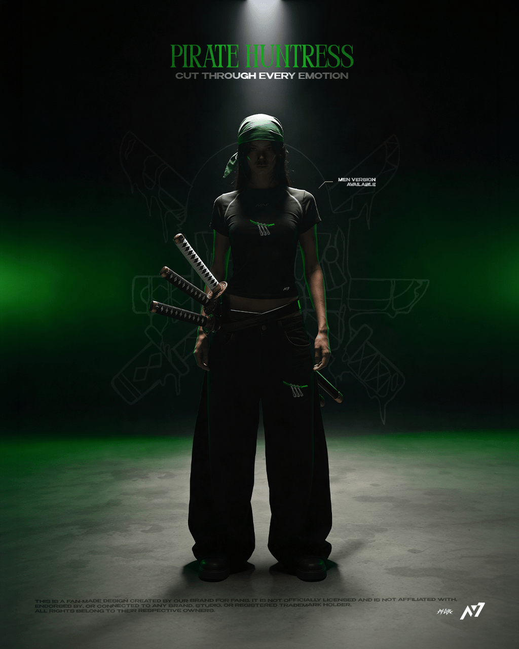 T-shirt de compression Pirate Huntress