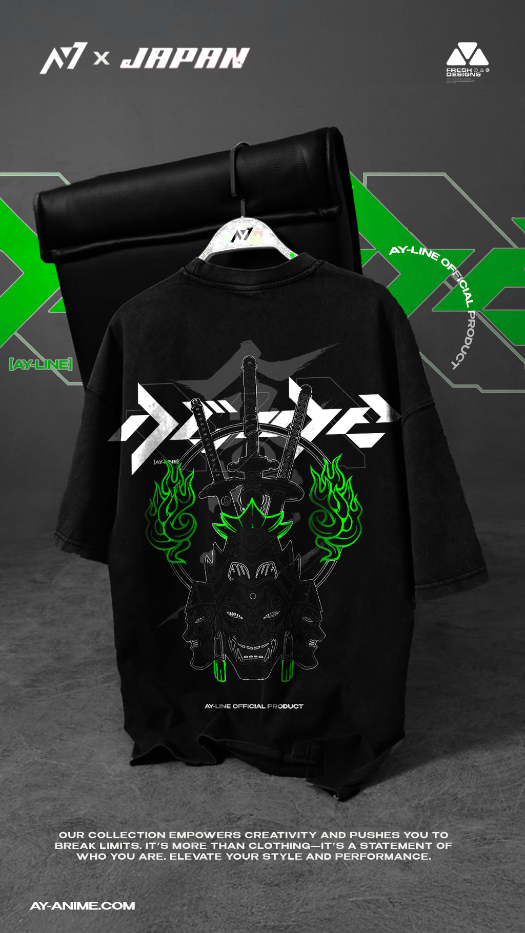 T-shirt Streetwear Wrath Carved