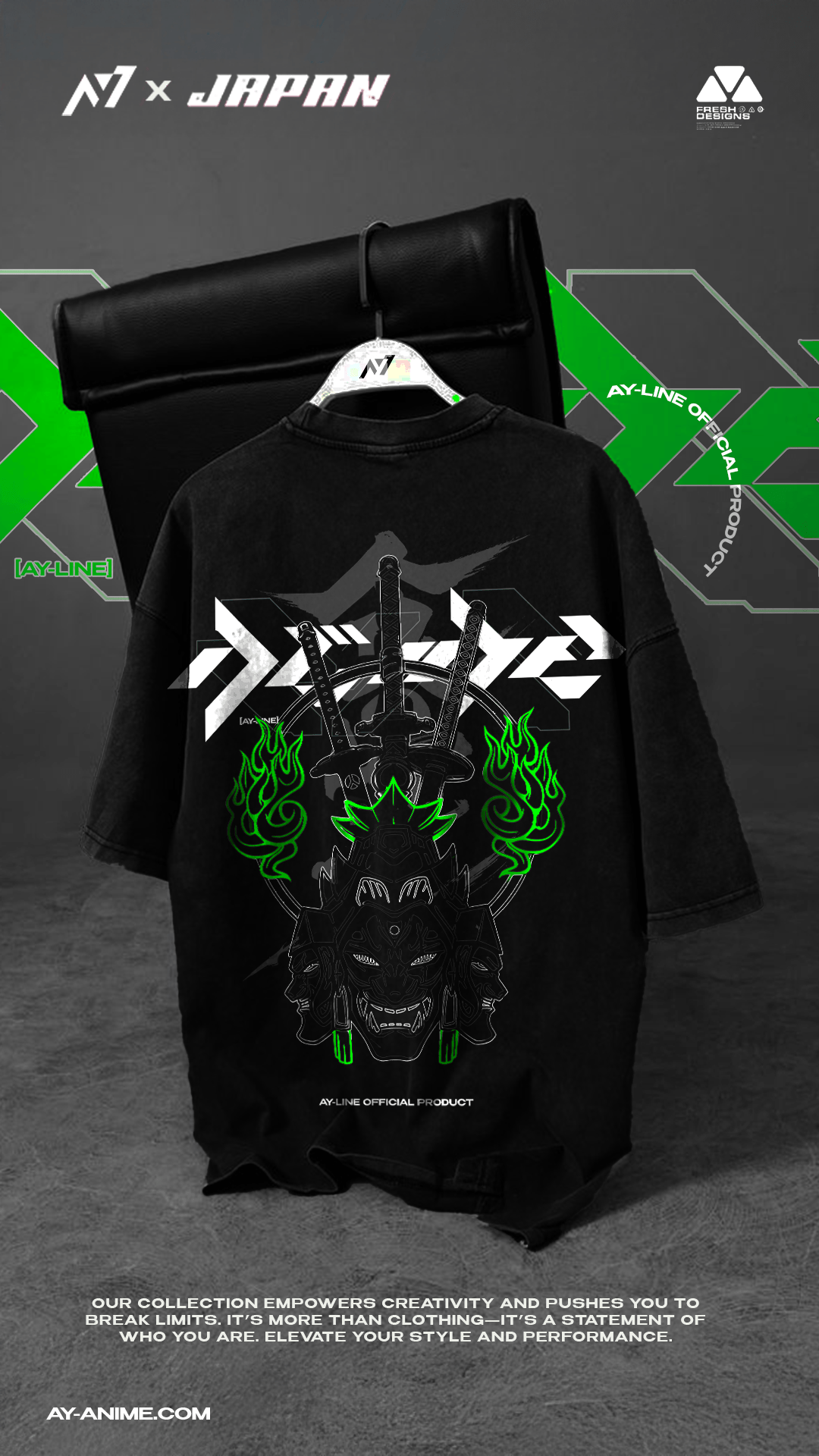 T-shirt Streetwear Wrath Carved